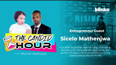 A prolific business man driving change in society with his philanthropic work. An author of note with 5 publications to his name and so much more.  blinko Read Watch Listen Entrepreneur Guest Sicelo Mathenjwa with Ntombi Hlatshwayo THE CANDID HOUR